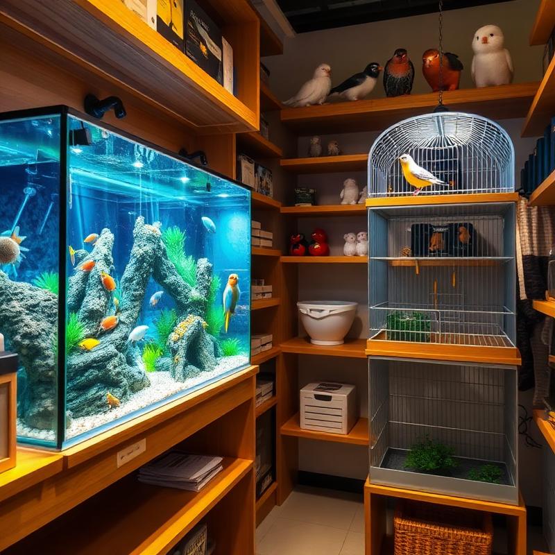 Viveiros, Gaiolas e Aquários